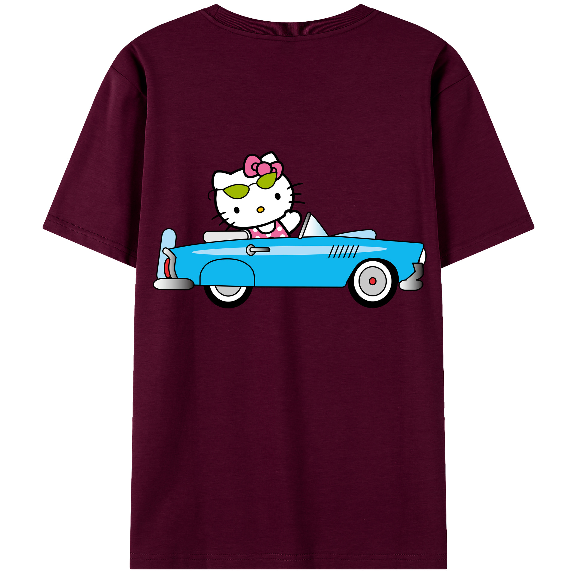 （画像用） Hello Kitty ハローキティ レディース半袖Tシャツ(バックプリント)